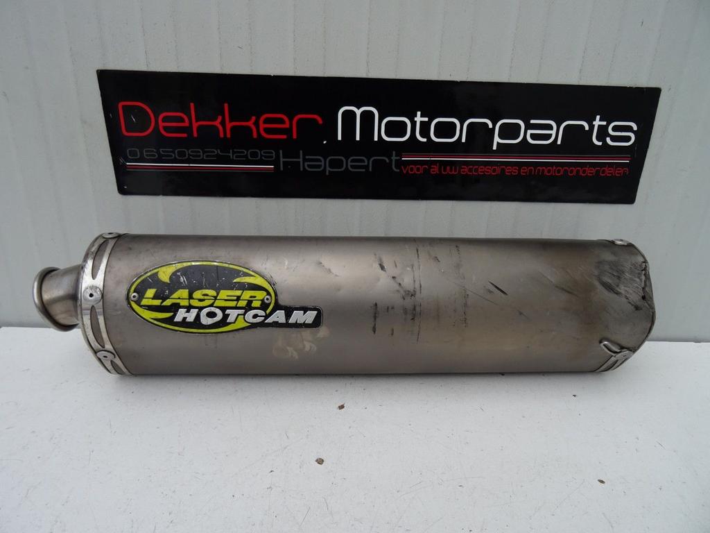 Laser Hotcam Tita Sport Uitlaat Demper # Universeel 61mm, Motoren, Gebruikt, -, -, Ophalen of Verzenden