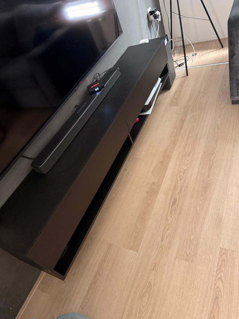 Hangend TV Meubel Zwart - 180x30x33 cm, Ophalen, 150 tot 200 cm, Zo goed als nieuw, Minder dan 100 cm