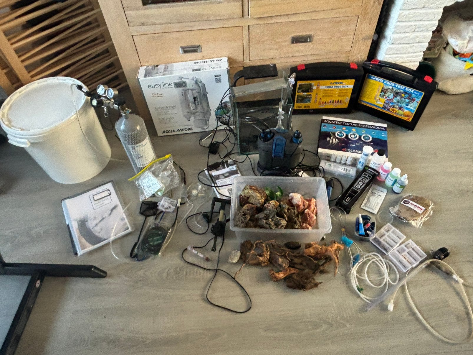 Complete Aquascaping Set Oase, CO2, Milwaukee pH, 15L, Dieren en Toebehoren, Ophalen, Gebruikt, Overige typen