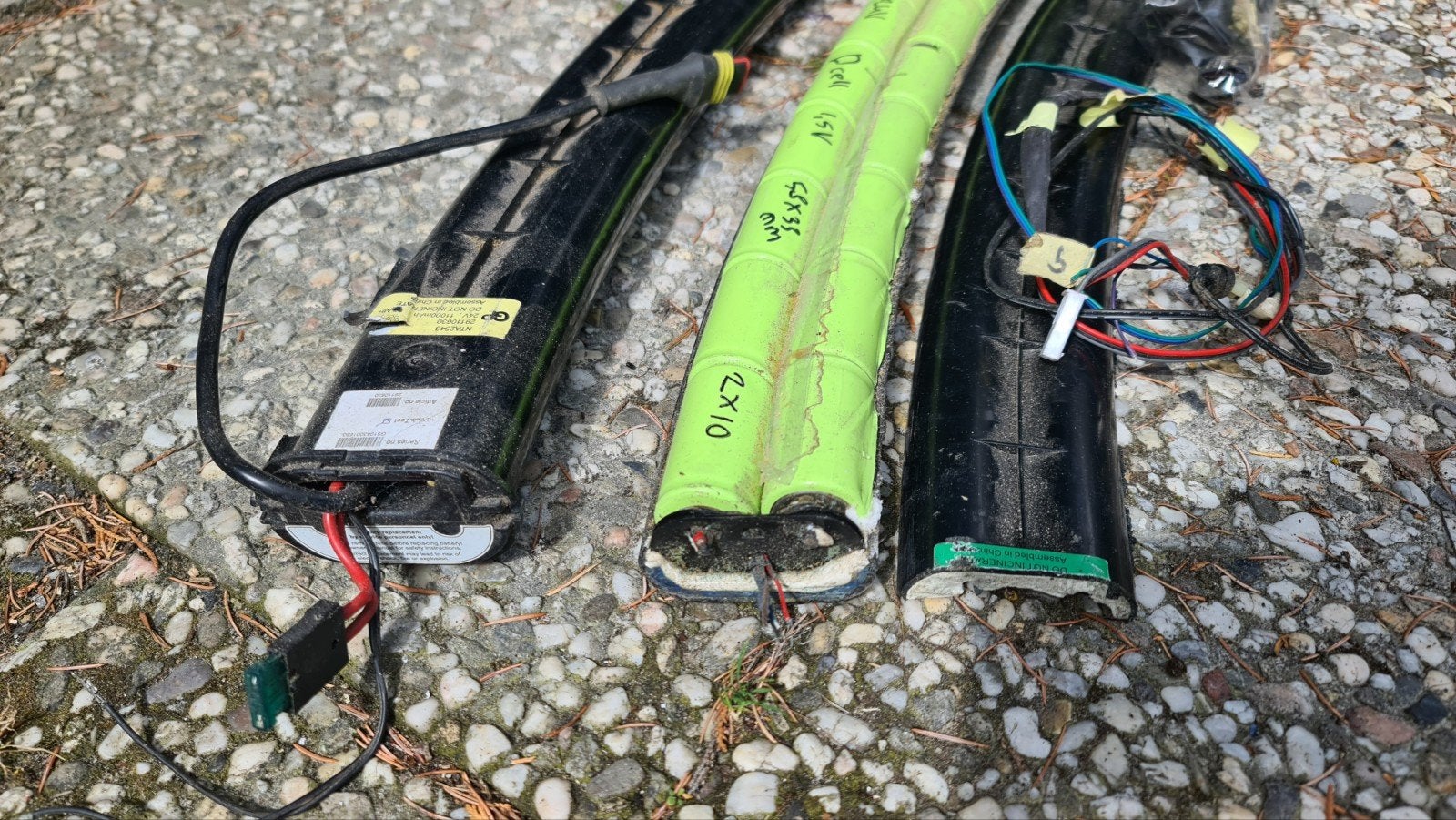 Defecte fietsaccu onderdelen Batavus Padova Easy, Gebruikt