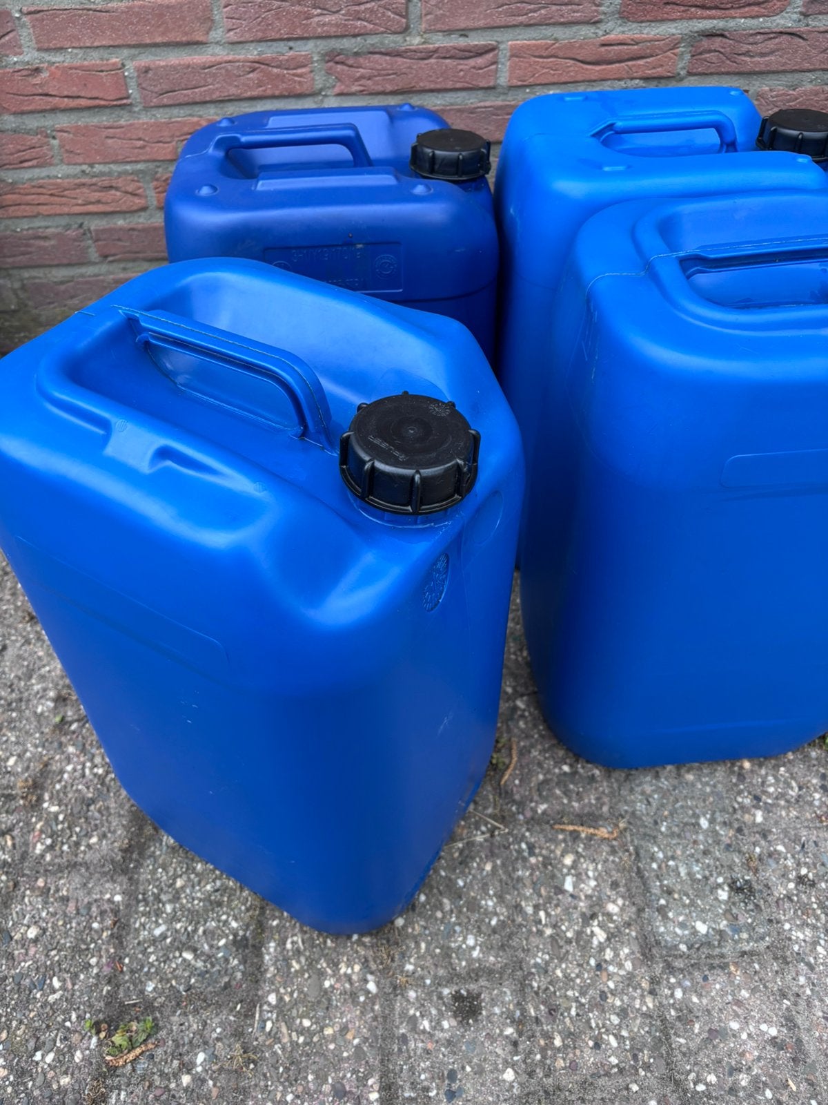 Jerrycan 25 liter per stuk, Tuin en Terras, Minder dan 75 liter, Ophalen, Zo goed als nieuw
