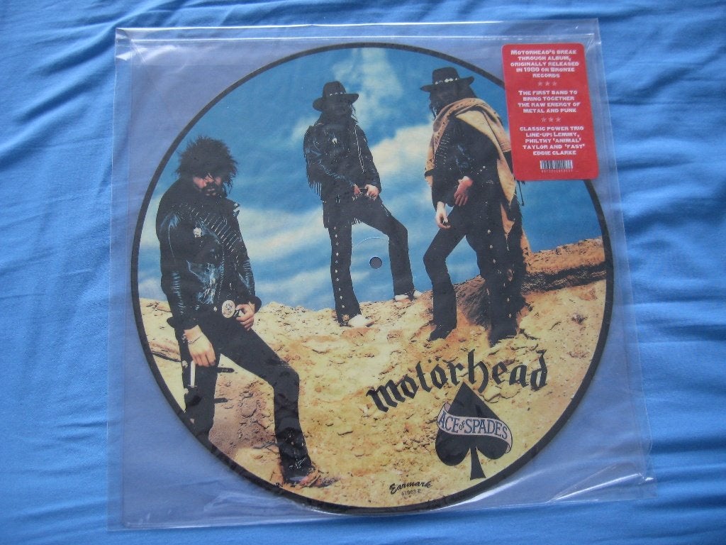 MOTORHEAD - PICTURE DISC VINYL "ACE OF SPADES", Ophalen of Verzenden, Zo goed als nieuw
