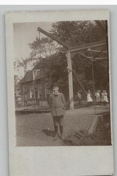 Bergweg Bergschenhoek TOP  FOTOKAART st1910 zie beschrijving, Verzamelen, Ansichtkaarten | Nederland, Ophalen of Verzenden, Voor 1920