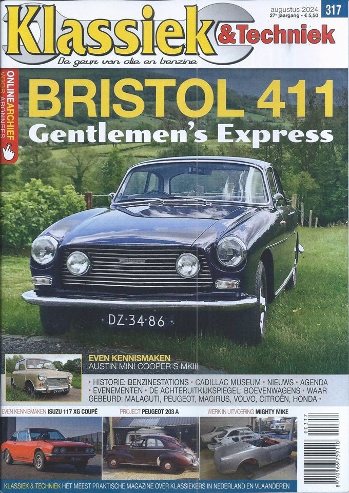 Klassiek & Techniek 317 2024 : Austin Mini Cooper - Peugeot, Ophalen of Verzenden, Gelezen, Algemeen