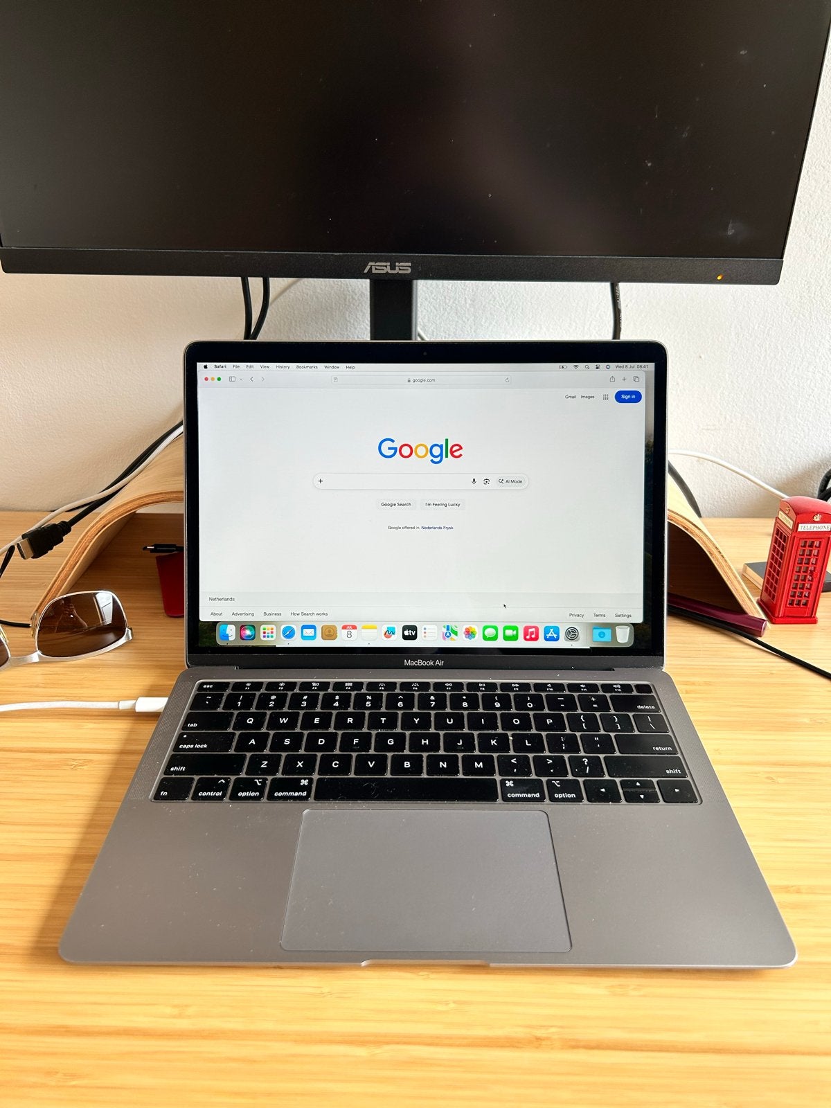Apple MacBook Air 2019 - 8GB RAM, 256GB SSD, Computers en Software, Apple Macbooks, 256 GB, 8 GB, 13 inch, Minder dan 2 Ghz