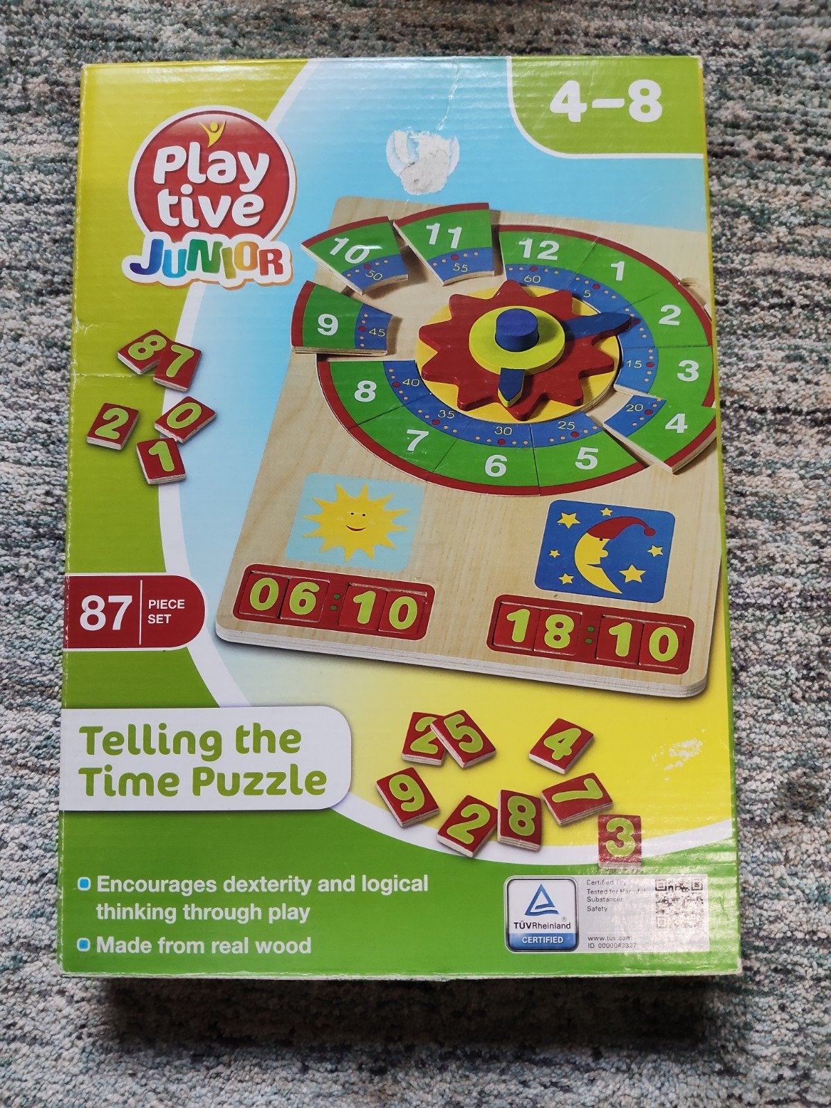 telling the time puzzel, Ophalen of Verzenden