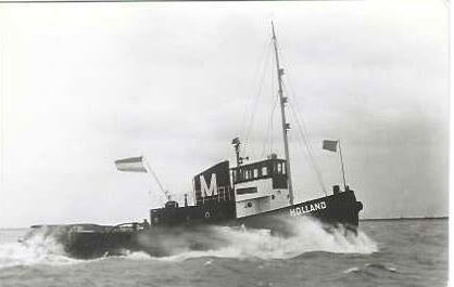 Sleepvaart, Verzamelen, Scheepvaart, Ophalen of Verzenden, Nieuw, Kaart, Foto of Prent
