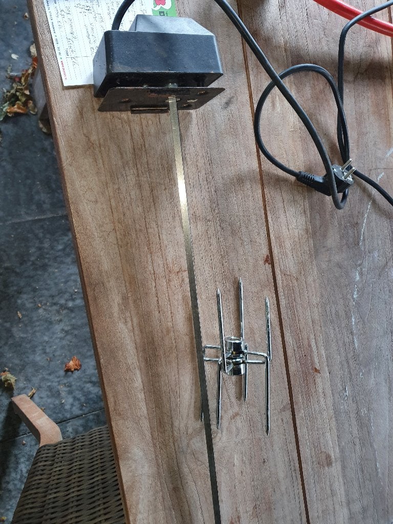 Gebruikt draaispit van Boretti inclusief rotiserie, Ophalen, Gebruikt, Boretti