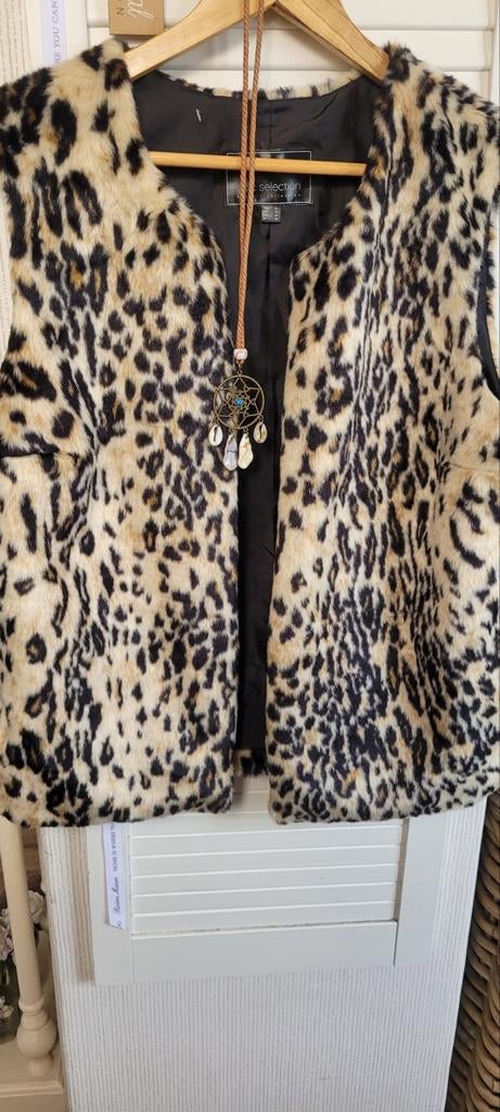 Leopardprint Faux Fur Gilet - BPC Selection, Overige kleuren, Maat 42/44 (L), Nieuw, Ophalen of Verzenden