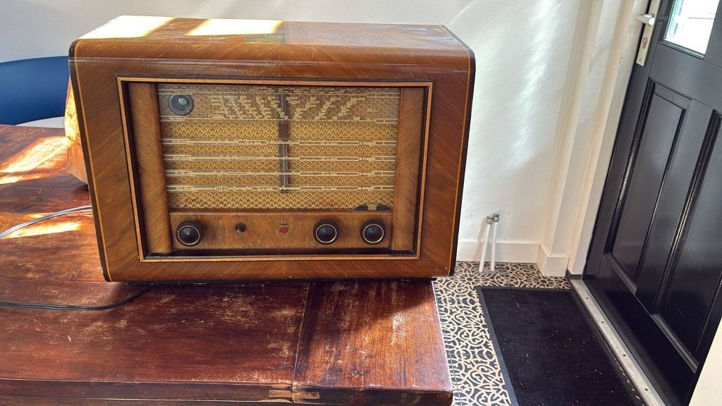 Philips 75 jaar oude buizen-radio. type BX594 A, Audio, Tv en Foto, Radio's, Ophalen, Gebruikt, Overige typen