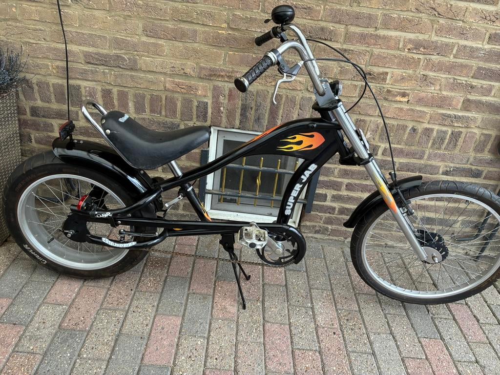 Stoere Kids/heren chopper Super Jab, Ophalen, Gebruikt, Staal, Minder dan 47 cm