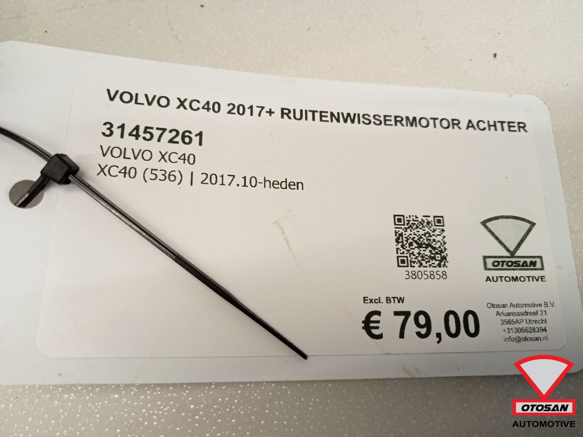 Volvo XC40 2017+ Ruitenwissermotor achter 31457261, Gebruikt, Gunnar Engellaus vag 8
405 31  Gothenburg, SE, Info@volvocars.com