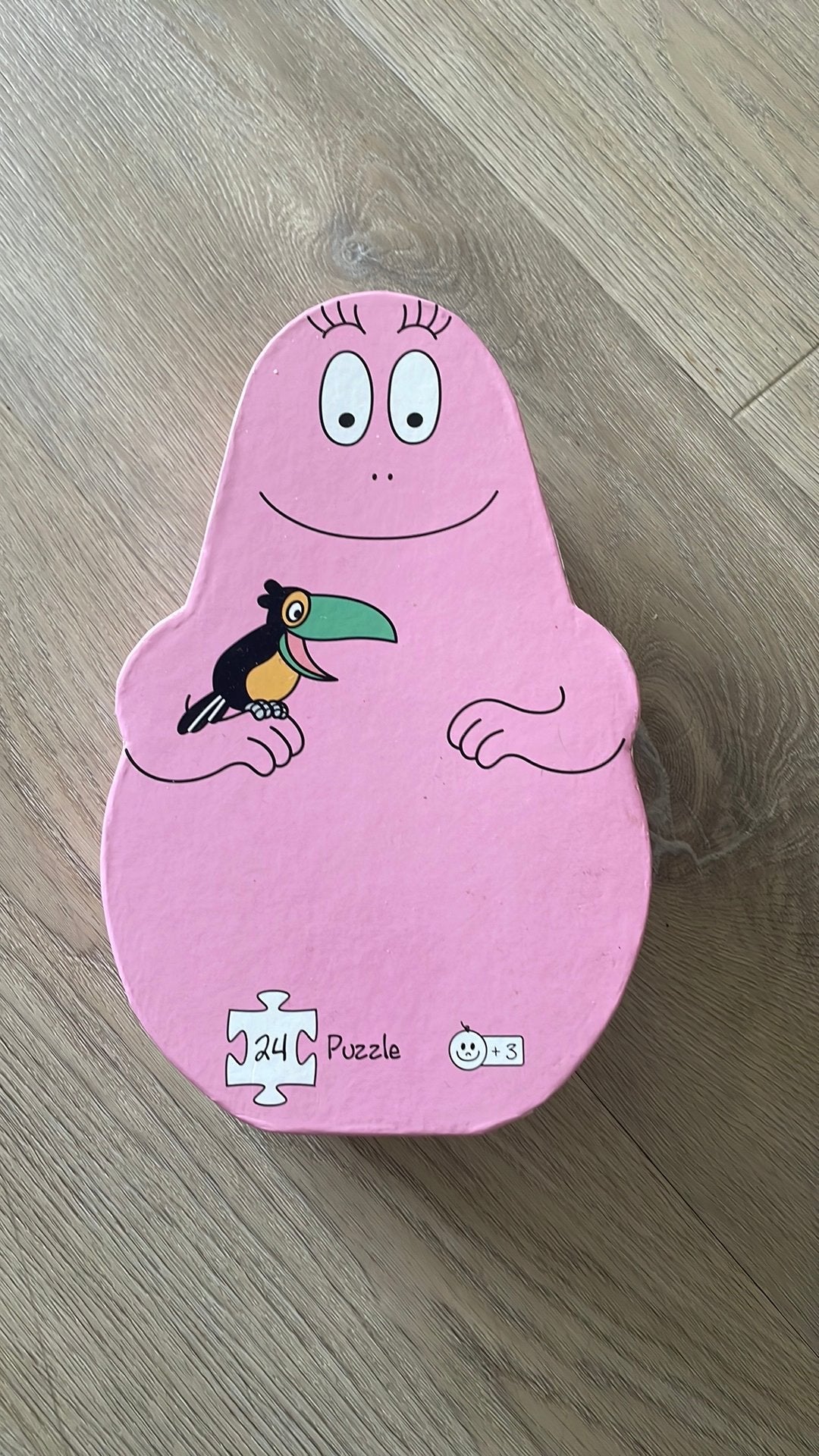 Barbapappa puzzel 24 stukjes, Ophalen of Verzenden, 10 tot 50 stukjes, Zo goed als nieuw, 2 tot 4 jaar