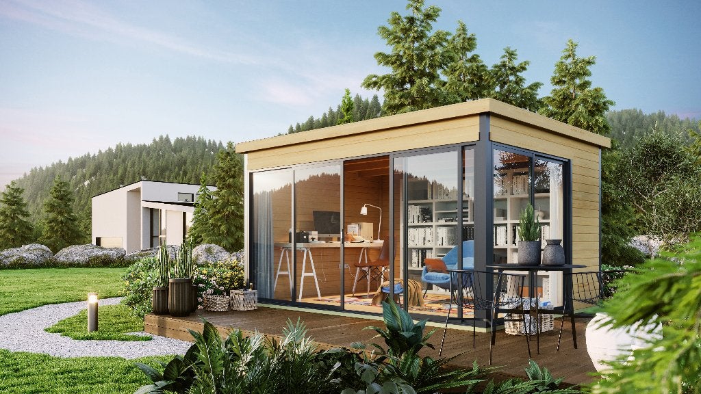 Nieuw modern tuinhuis Domeo 4 Set, Verzenden, Nieuw