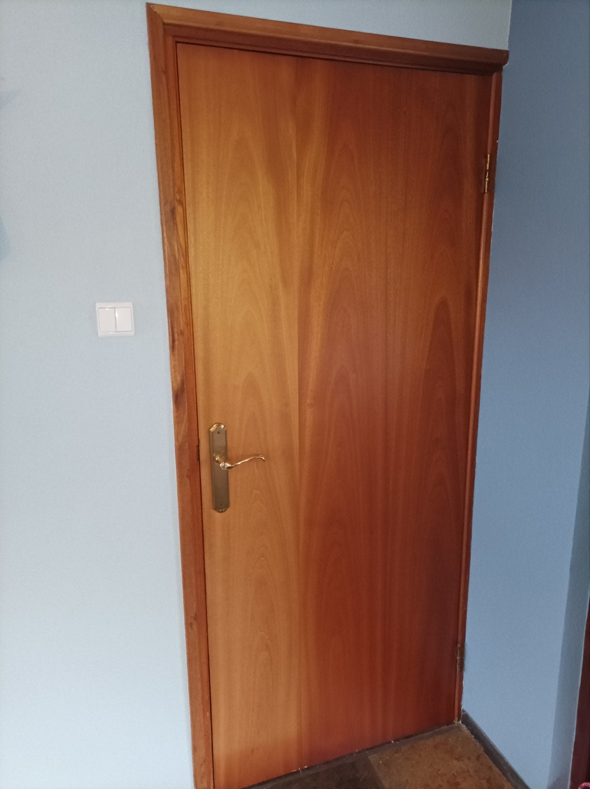 Deur binnendeur hout houten deurbeslag klink scharnier, Ophalen, Minder dan 80 cm, Binnendeur, 200 tot 215 cm