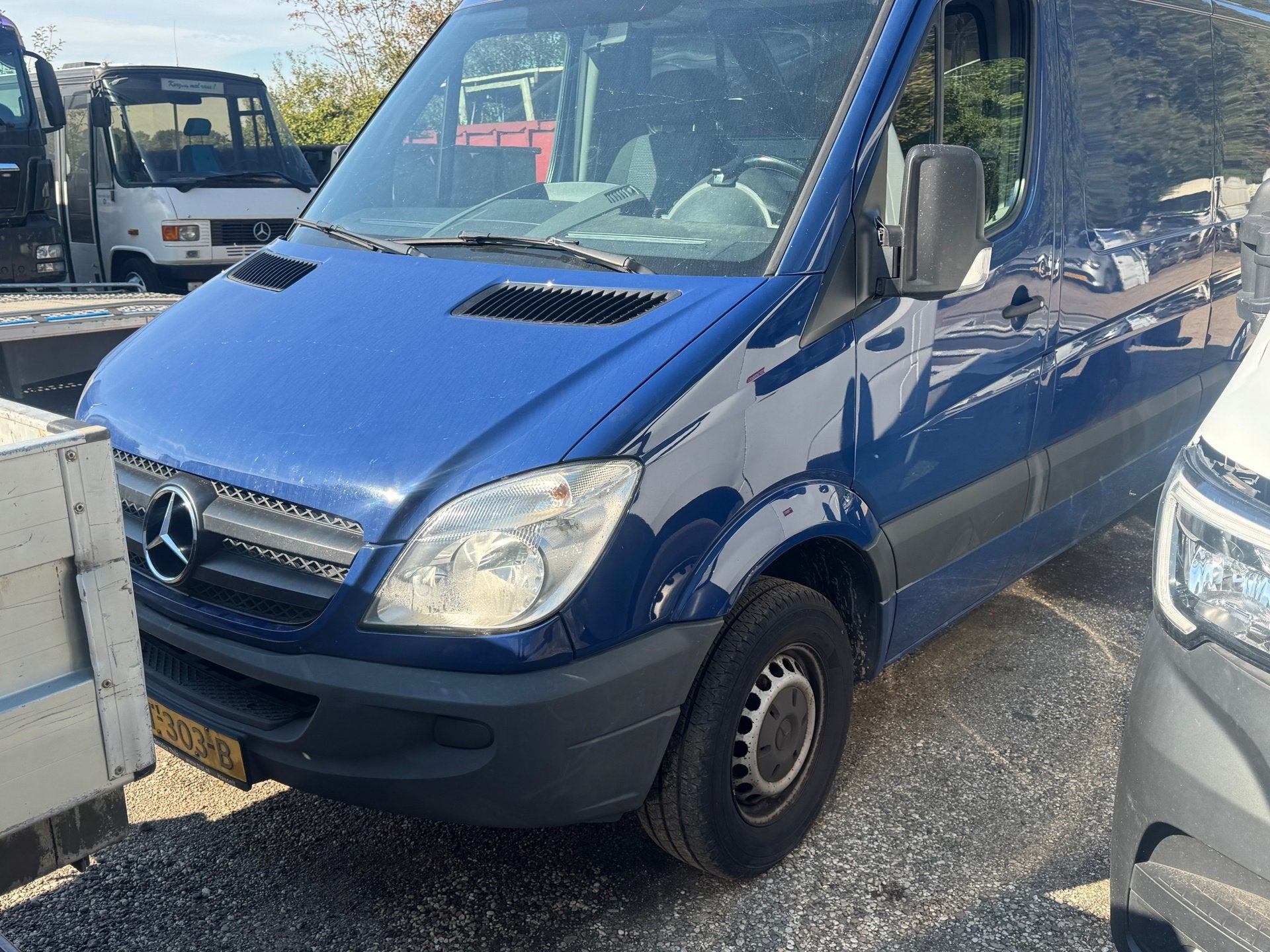 Mercedes-Benz Sprinter 316 CDI A/C HOOG LANG MOTORSCHADE, Euro 5, Gebruikt, 4 cilinders, 163 pk