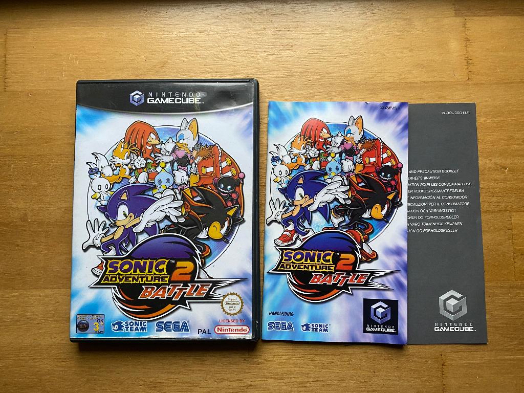 Sonic adventure 2 battle gamecube, Spelcomputers en Games, Games | Nintendo GameCube, Avontuur en Actie, Ophalen of Verzenden