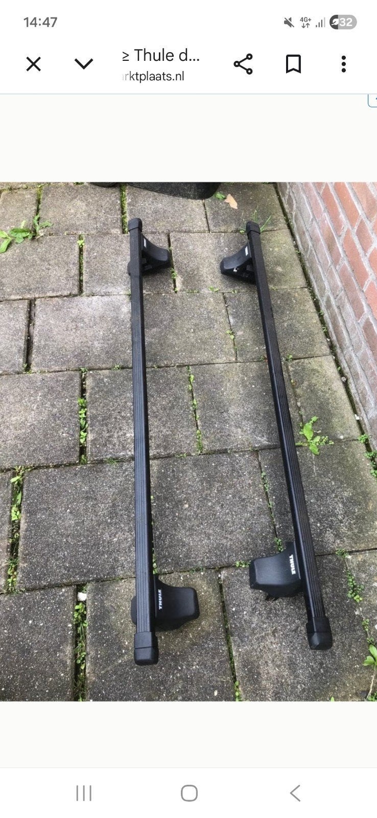 Dakdragers Thule voor Golf 4 5-deurs, inclusief sleutel, Ophalen of Verzenden