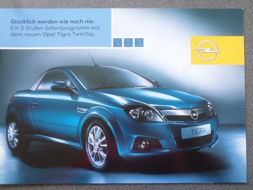 Opel Tigra Twin Top Brochure, Boeken, Ophalen of Verzenden, Zo goed als nieuw, Opel