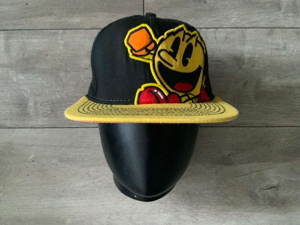 Mooie Pac-Man pet / cap / Snapback - Pac Man, Spelcomputers en Games, Spelcomputers | Atari, Ophalen of Verzenden, Zo goed als nieuw