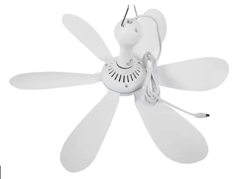 Te koop; Stille USB aangedreven plafond ventilator., Ophalen of Verzenden, Nieuw, Plafondventilator