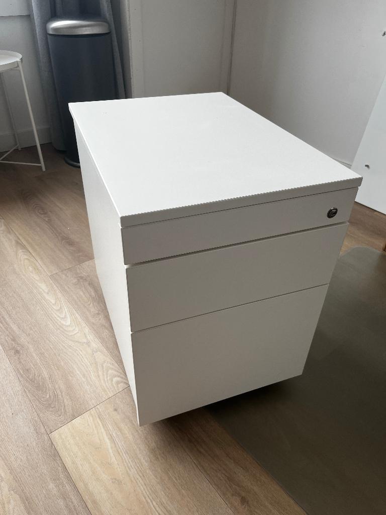 Metal Office Drawer Set / Metalen ladeblok, Ophalen, Minder dan 50 cm, Zo goed als nieuw, 3 of 4 laden