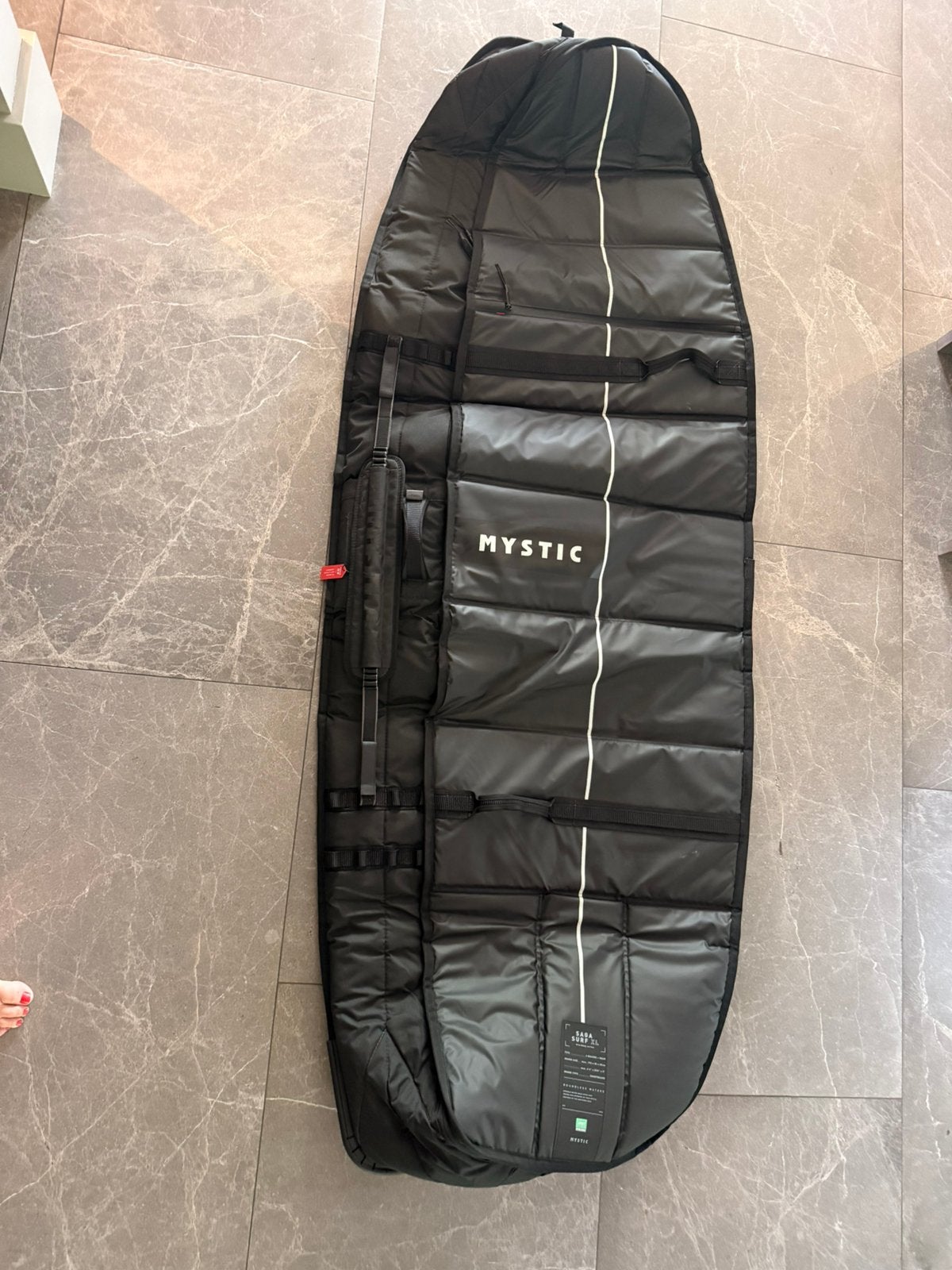 Nieuw! Mystic Saga Surf XL Boardbag 6’4” (met wielen), Ophalen of Verzenden, Zo goed als nieuw, Overige typen