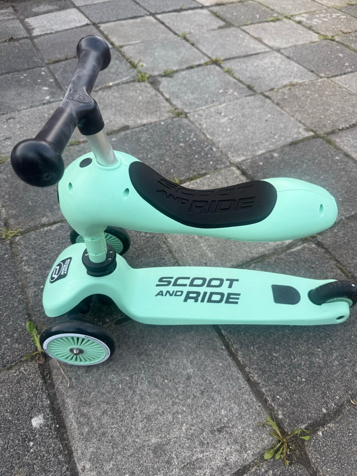 Scoot and Ride Highwaykick 1 - Zo goed als nieuw, Ophalen of Verzenden, Zo goed als nieuw, Gewone step