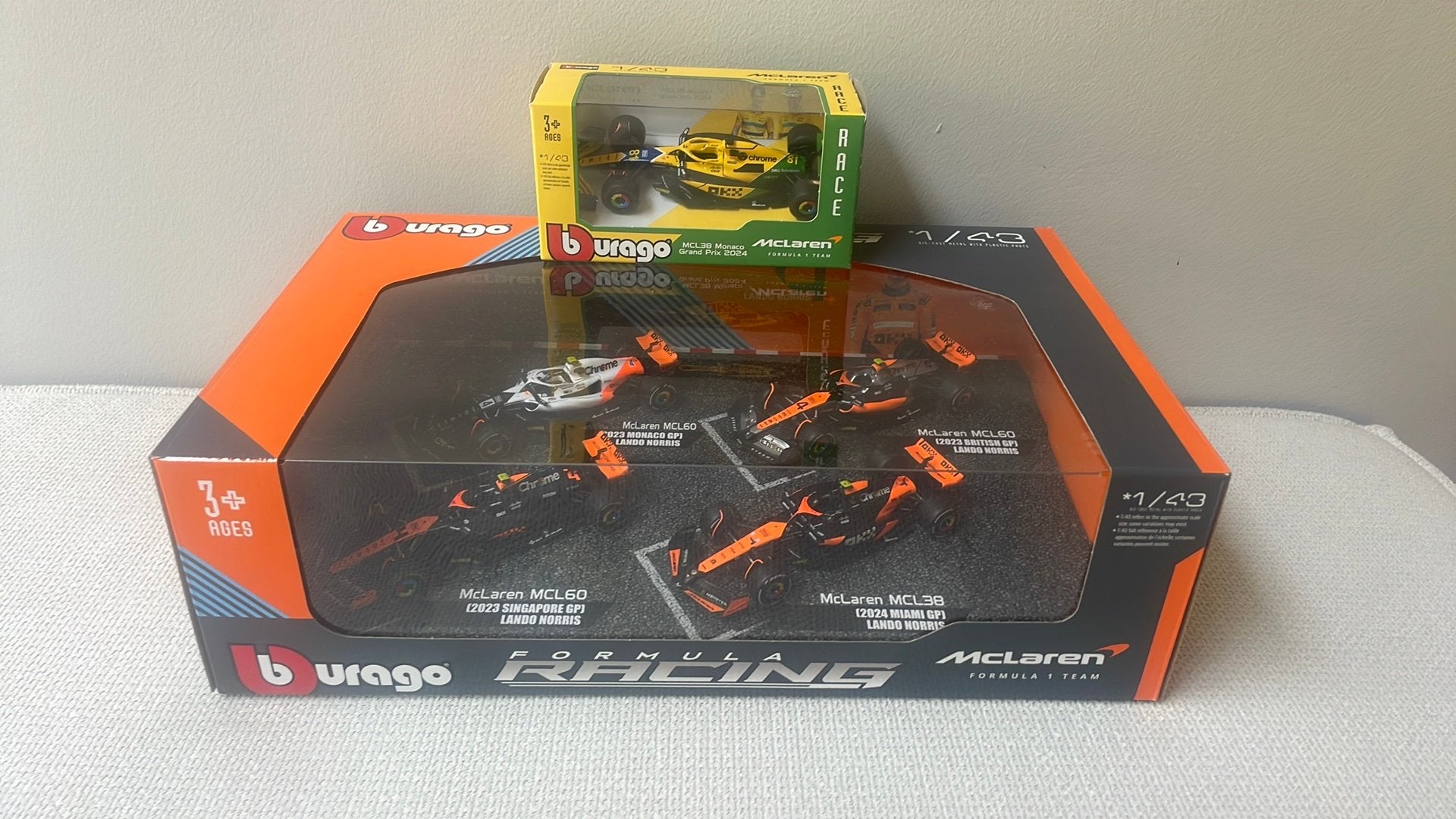 Bburago McLaren F1 set, Ophalen of Verzenden, Nieuw, Auto, Overige merken