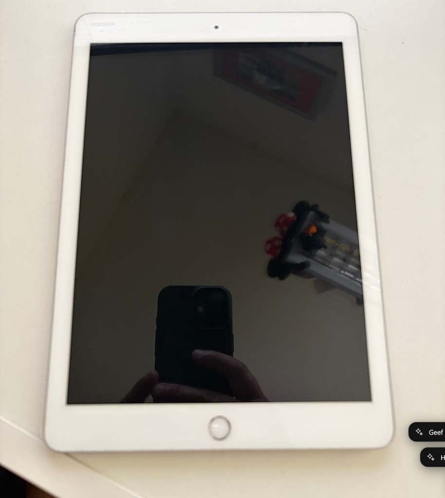 iPad (6e generatie) wit, Computers en Software, Apple iPads, Gebruikt, 32 GB, Apple iPad, Wit