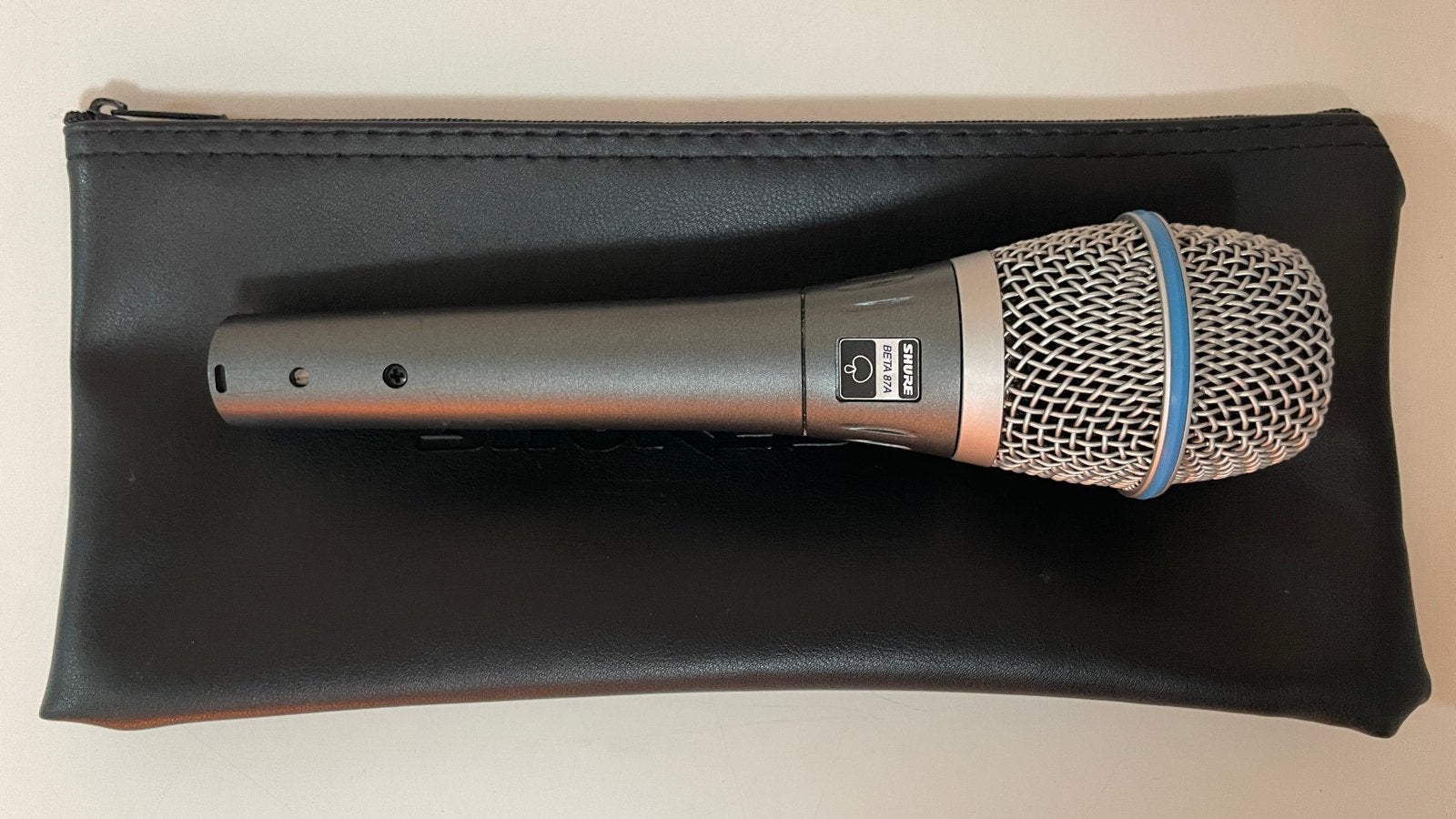 Shure Beta 87A Zangmicrofoon - Zo goed als nieuw, Muziek en Instrumenten, Verzenden, Zo goed als nieuw, Zangmicrofoon
