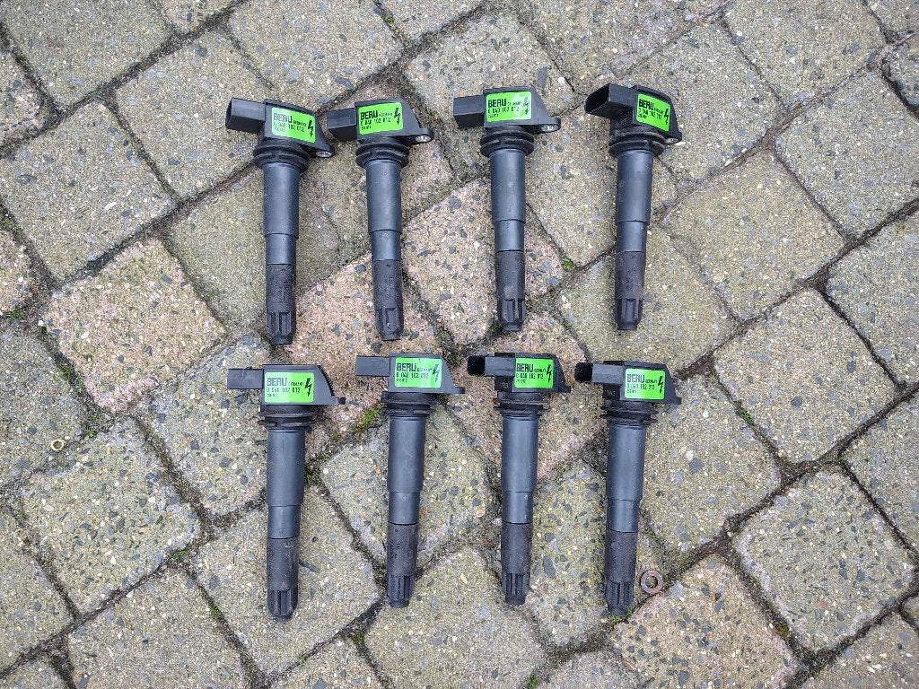 8x Bobine's Porsche Cayenne 955/ 4.5S (2002-2006), Verzenden, Gebruikt, Porsche