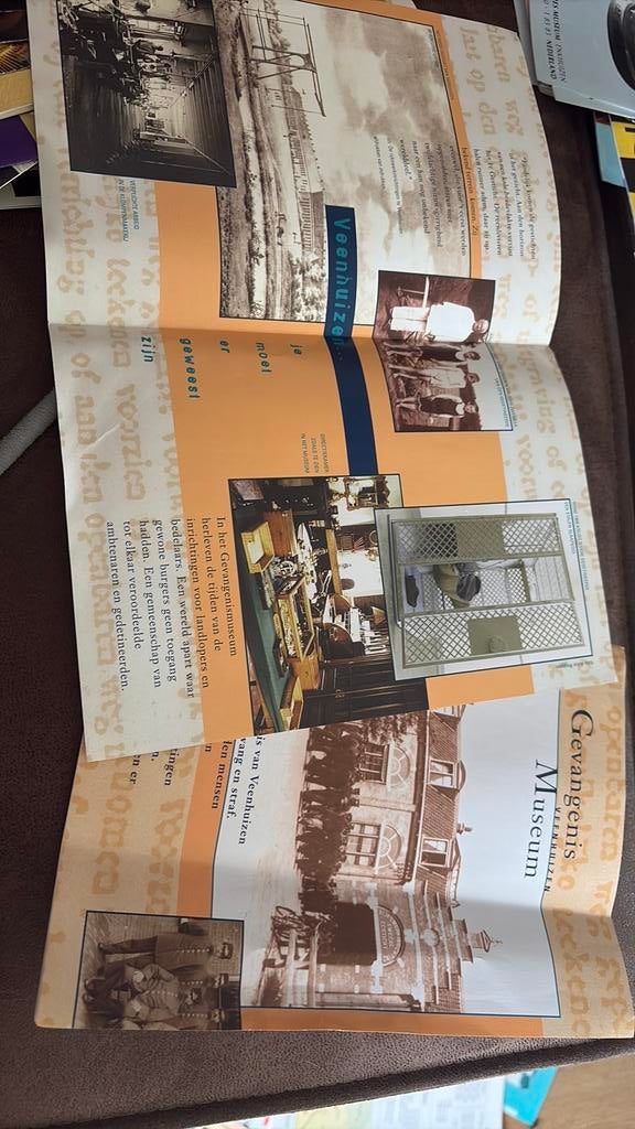 Folder museum veenhuizen gevangenis, Boeken, Ophalen of Verzenden, Zo goed als nieuw