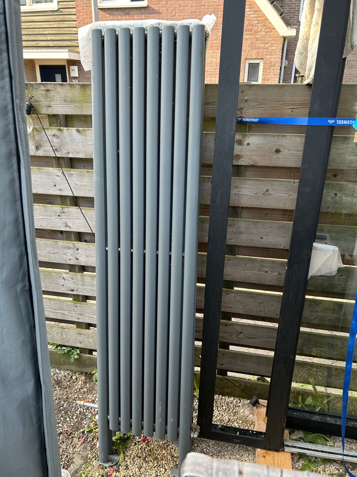 2x Design Kolomradiator – 50 x 200 cm – Inclusief Beugels, Ophalen, Radiator, Minder dan 60 cm, Zo goed als nieuw