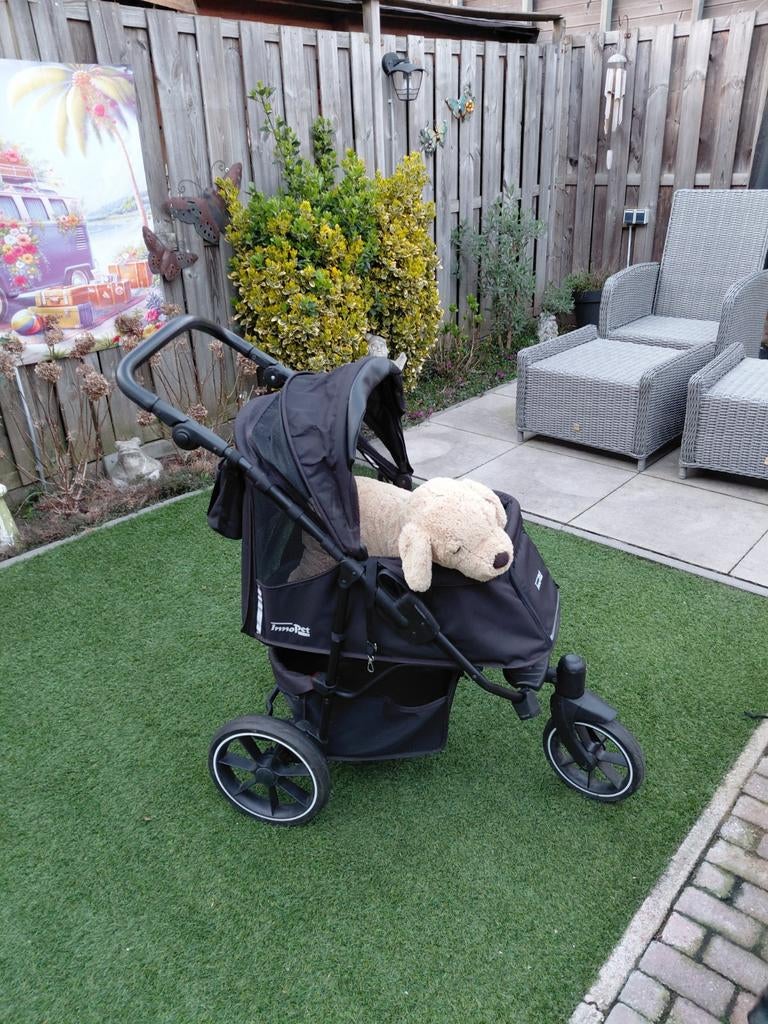 Innopet hondenbuggy tot 25 kilo, compleet met regenhoes, Dieren en Toebehoren, Ophalen, Gebruikt