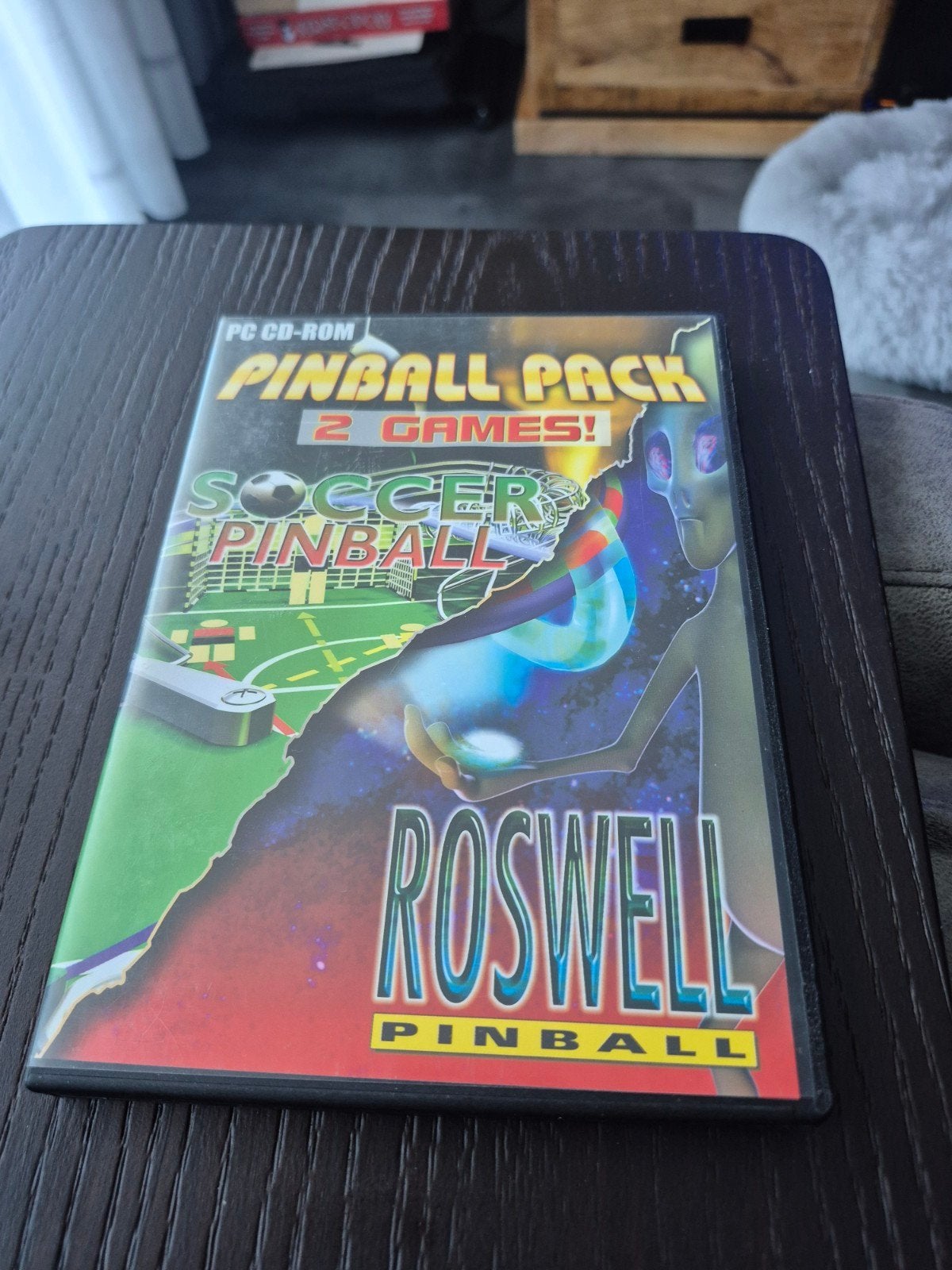 Pinball Pack: Soccer Pinball & Roswell Pinball (PC CD-ROM), Gebruikt, 1 speler, Ophalen of Verzenden, Vanaf 3 jaar