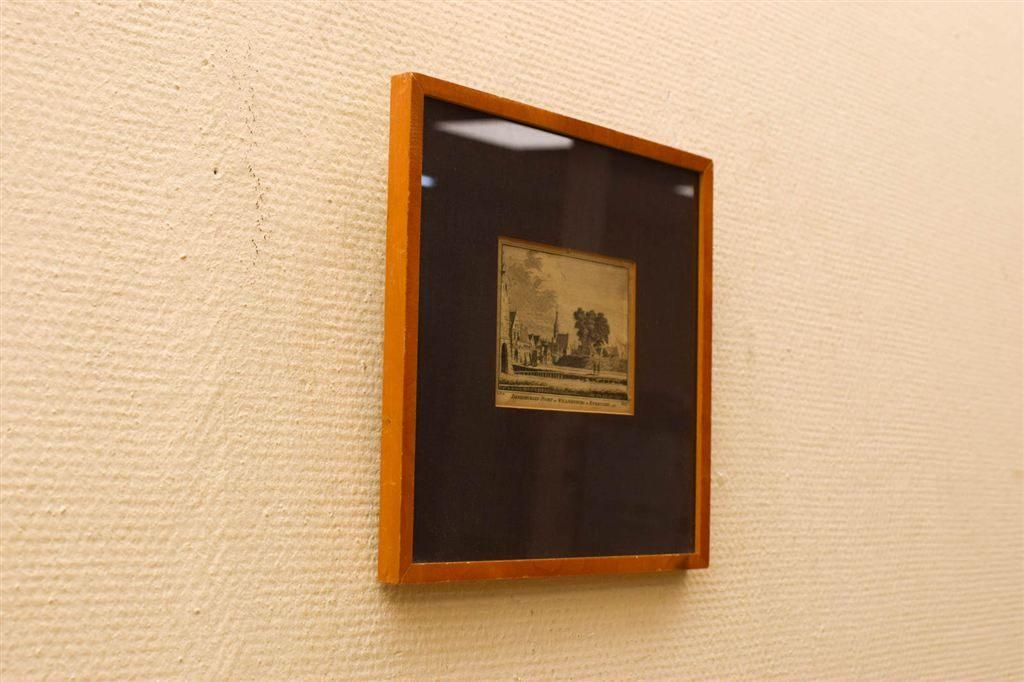 Prent Denenburg - poort en Willigenburg te enkhuizen 1726 48, Ophalen of Verzenden, Voor 1920, Ongelopen, Noord-Holland
