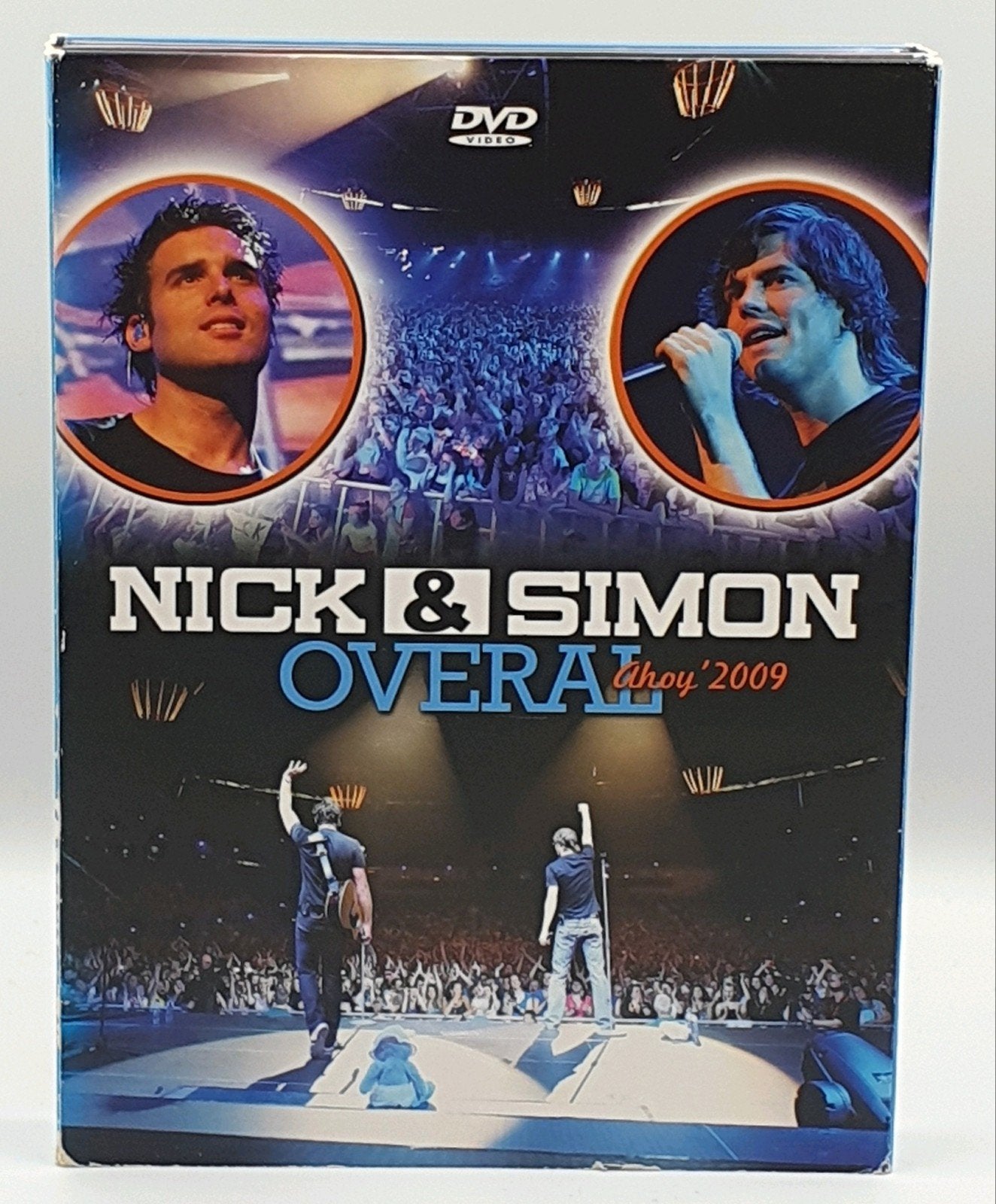 Te koop: Nick & Simon Overal Ahoy 2009 DVD + 2CD, Alle leeftijden, Ophalen of Verzenden, Gebruikt