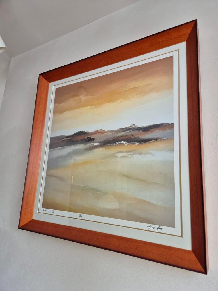 Hans Paus - Wasteland III - Gesigneerde zeefdruk met COA, Antiek en Kunst, Kunst | Schilderijen | Klassiek, Ophalen