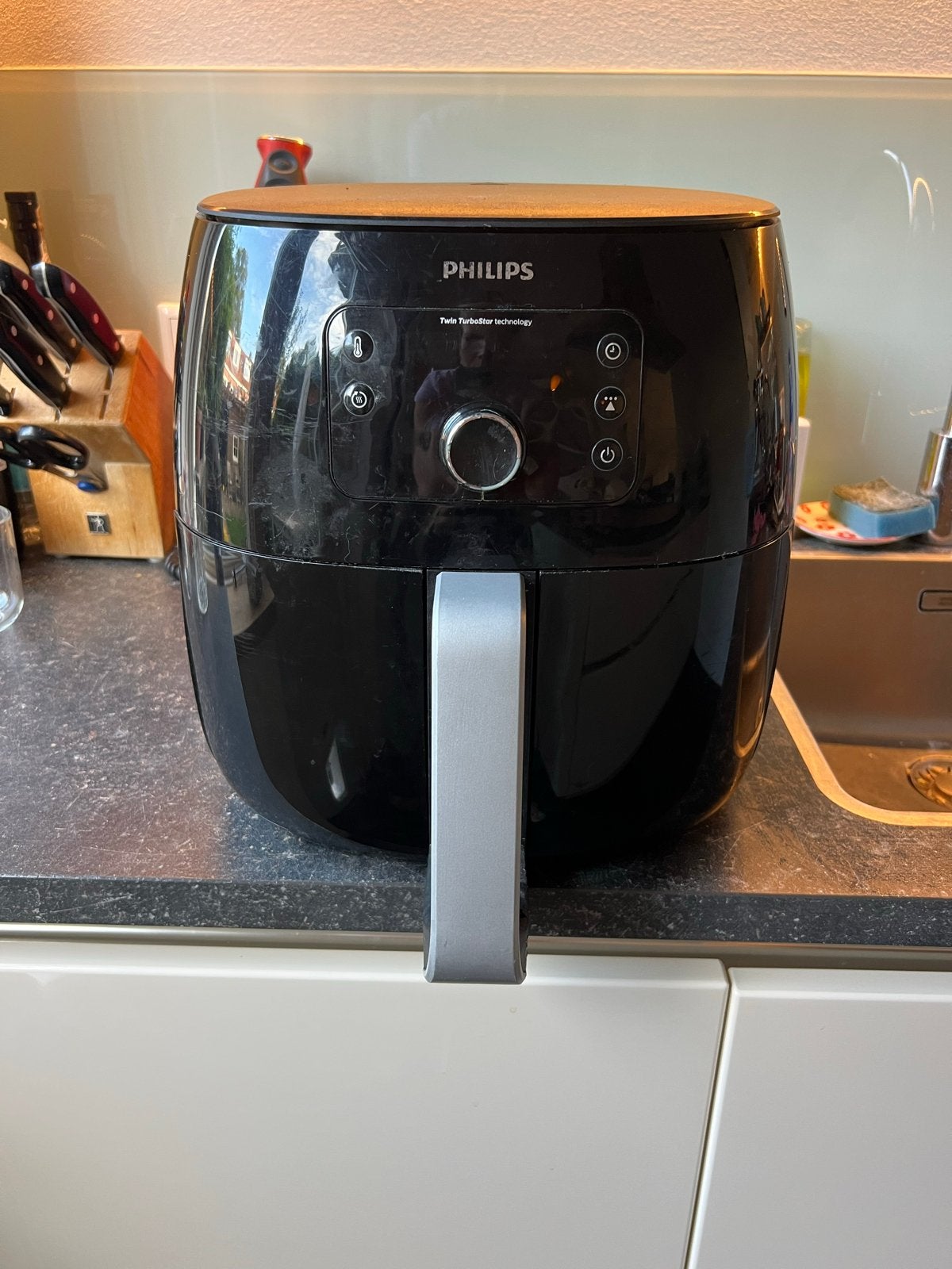 Philips Airfryer XL - Zwart, Gebruikt, Ophalen, Gebruikt, Airfryer XXL, 1500 gram of meer