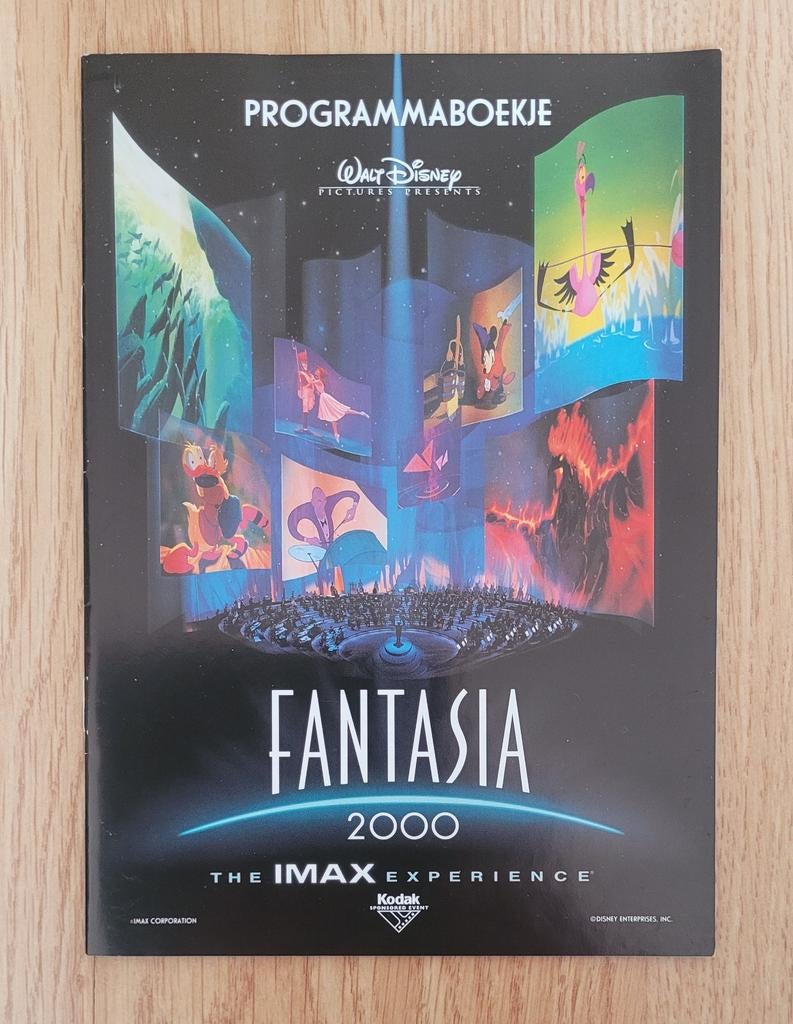 Disney fantasia programmaboekje, Ophalen of Verzenden, Zo goed als nieuw, Actiefiguur of Pop