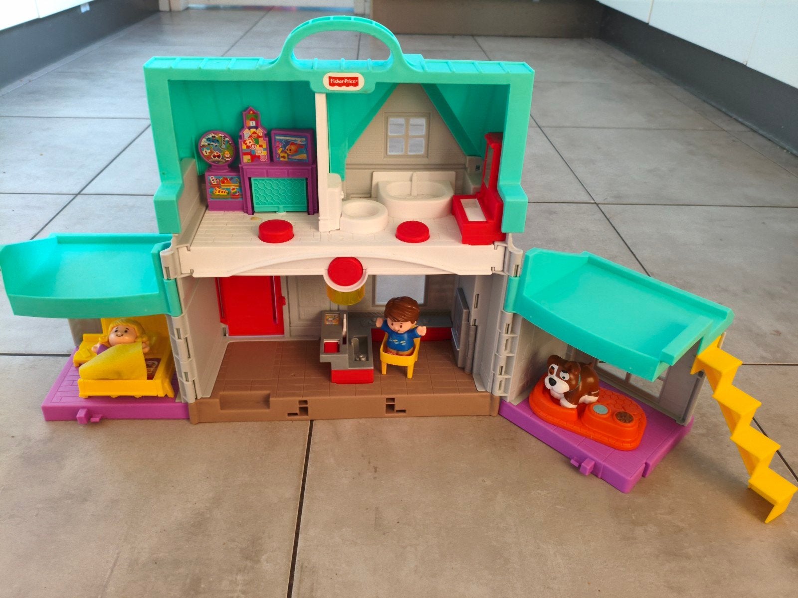 Fisher Price huis met licht stemmen muziek, Ophalen, Gebruikt, Speelset, Met licht