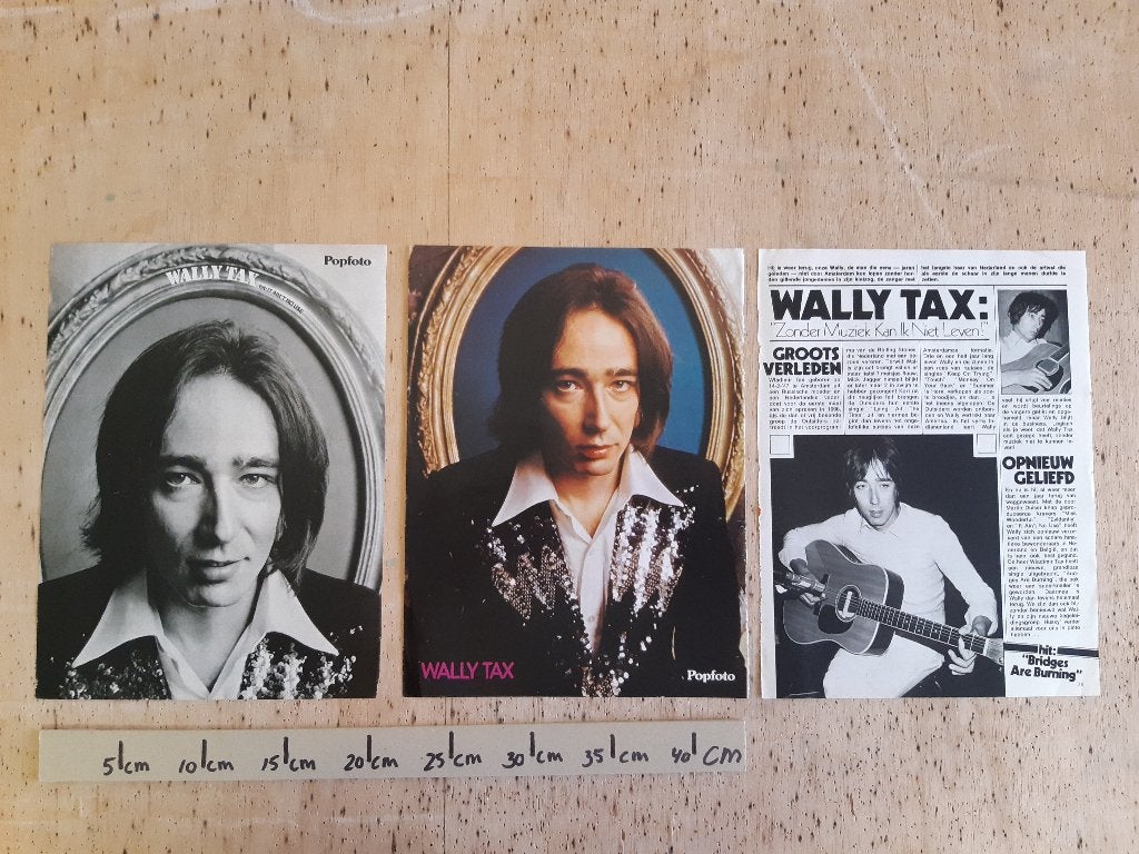 Poster Wally Tax Outsiders  A4 Popfoto Knipsel A4 Popfoto, Verzamelen, Rechthoekig Staand, A4 of kleiner, Ophalen of Verzenden