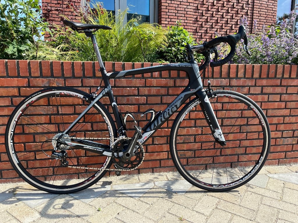 Willier Team GTR - mat zwart/grijs - maat XL/55cm, Fietsen en Brommers, 28 inch, Gebruikt, Carbon, 15 tot 20 versnellingen