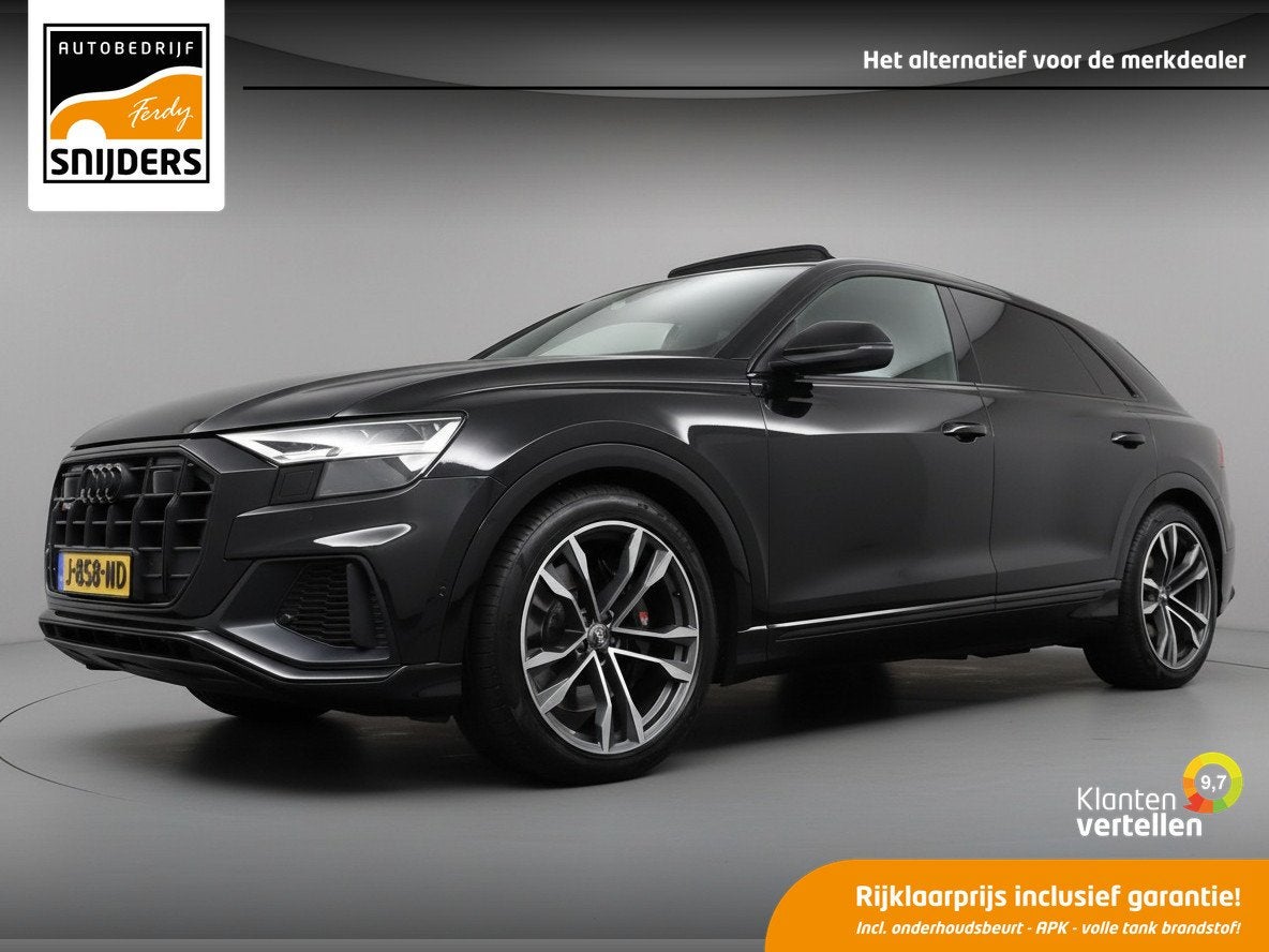 Audi SQ8 4.0 TDI Quattro - 100% Onderhouden | HD Matrix LED, Auto's, Gebruikt, Leder en Stof, Bedrijf, Vierwielaandrijving