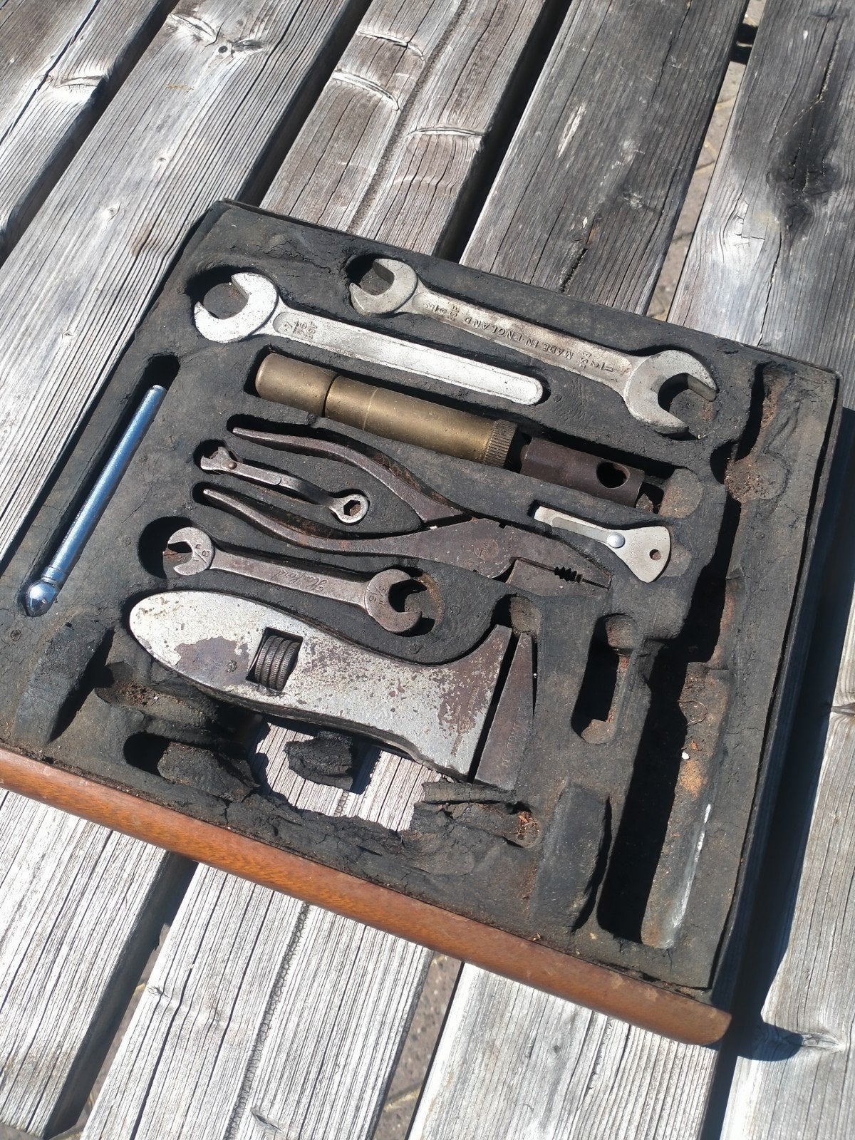 Vintage Rover Gereedschap Setje - Klassieke Auto Gereedschap, Ophalen of Verzenden