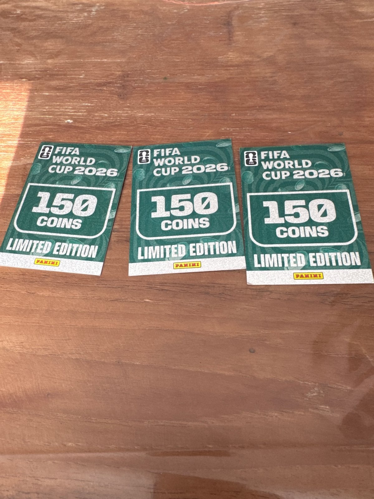 Panini FIFA World Cup 2026 Limited Edition Coins, Ophalen of Verzenden, Zo goed als nieuw, Overige sporten, Spelerskaart