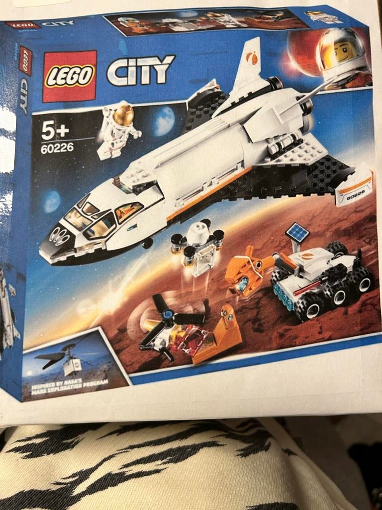 Lego City 60226 Mars Onderzoeks Shuttle Ruimtevaart, Inclusief minifiguren, City, Lego, Nieuw