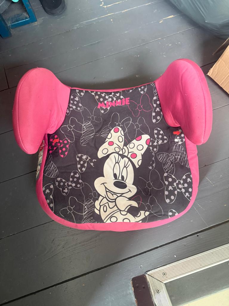 Minnie Mouse zitverhoger voor kinderen, Kinderen en Baby's, Autostoeltjes, Overige merken, 15 t/m 36 kg, Ophalen of Verzenden