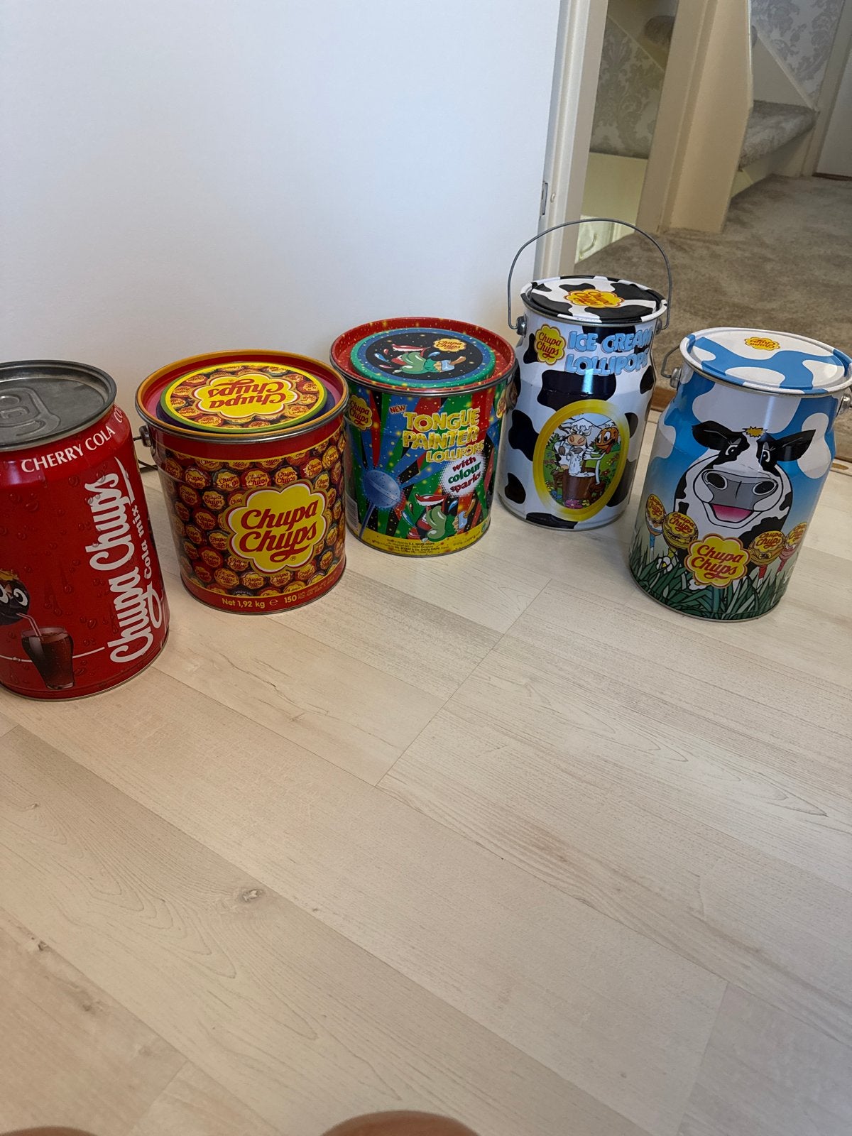 Chupa Chups blikken - set van 5, Verzamelen, Ophalen of Verzenden, Gebruikt